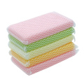 Polyester multicolor cleaning foam mesh kitchen scrub sponge